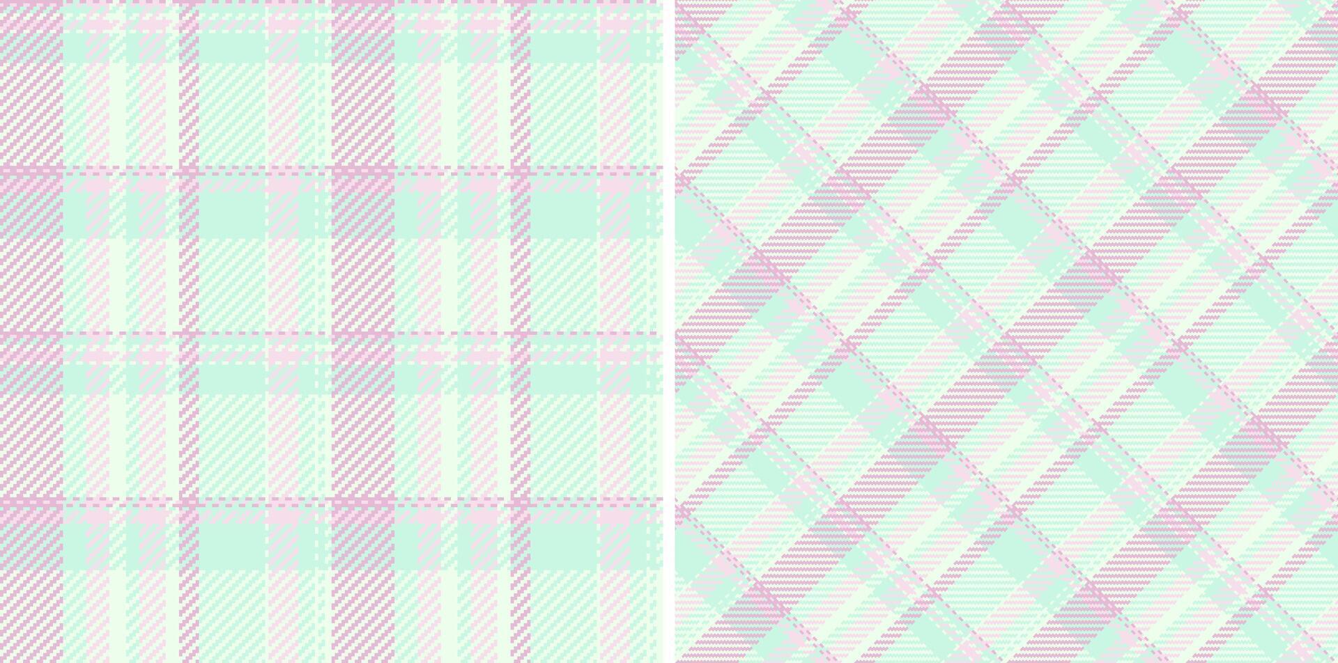 Fabric check tartan of textile seamless with a background texture pattern plaid. vector