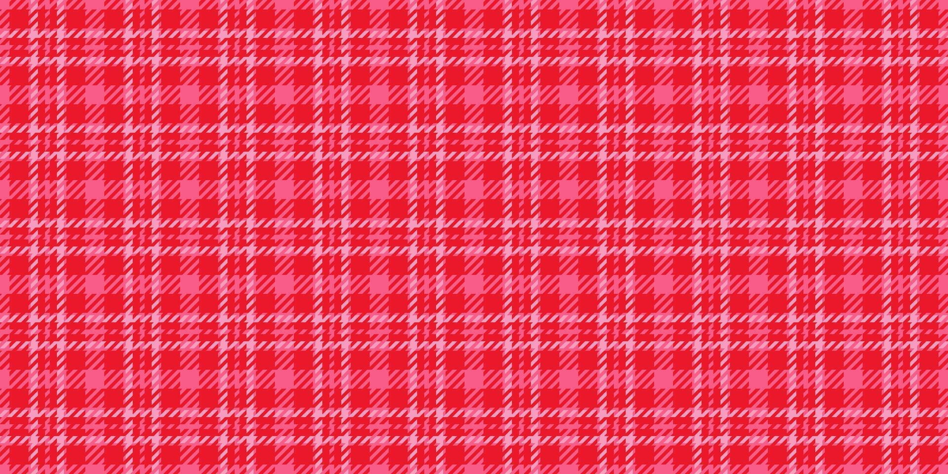 Various pattern plaid , dye fabric tartan texture. Regular background check textile seamless in red and pink colors. vector
