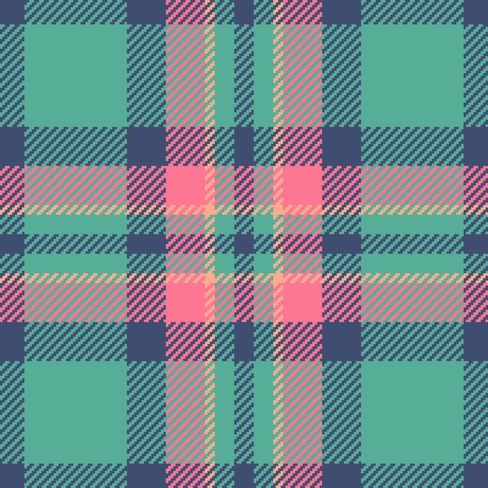 Textile design of textured plaid. Checkered fabric pattern swatch for shirt, dress, suit, wrapping paper print, invitation and gift card. vector