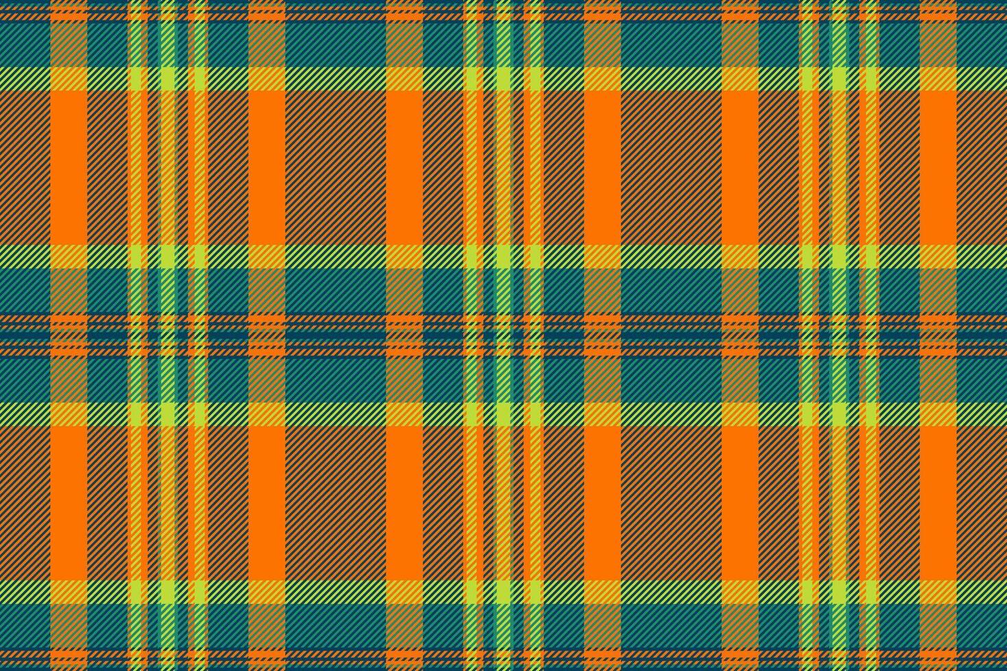 Factory seamless plaid pattern, youth background texture. Eps tartan check fabric textile in cyan and bright colors. vector