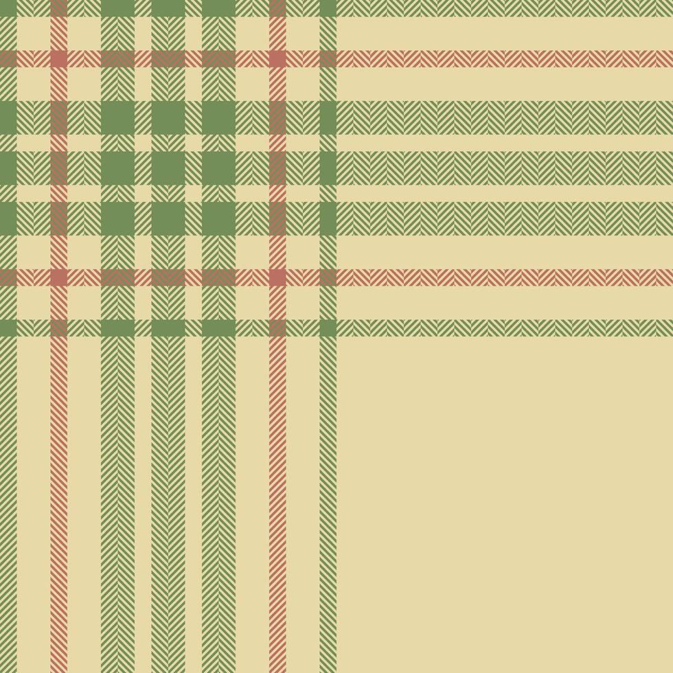 Plaid check pattern. Seamless fabric texture. Tartan textile print. vector