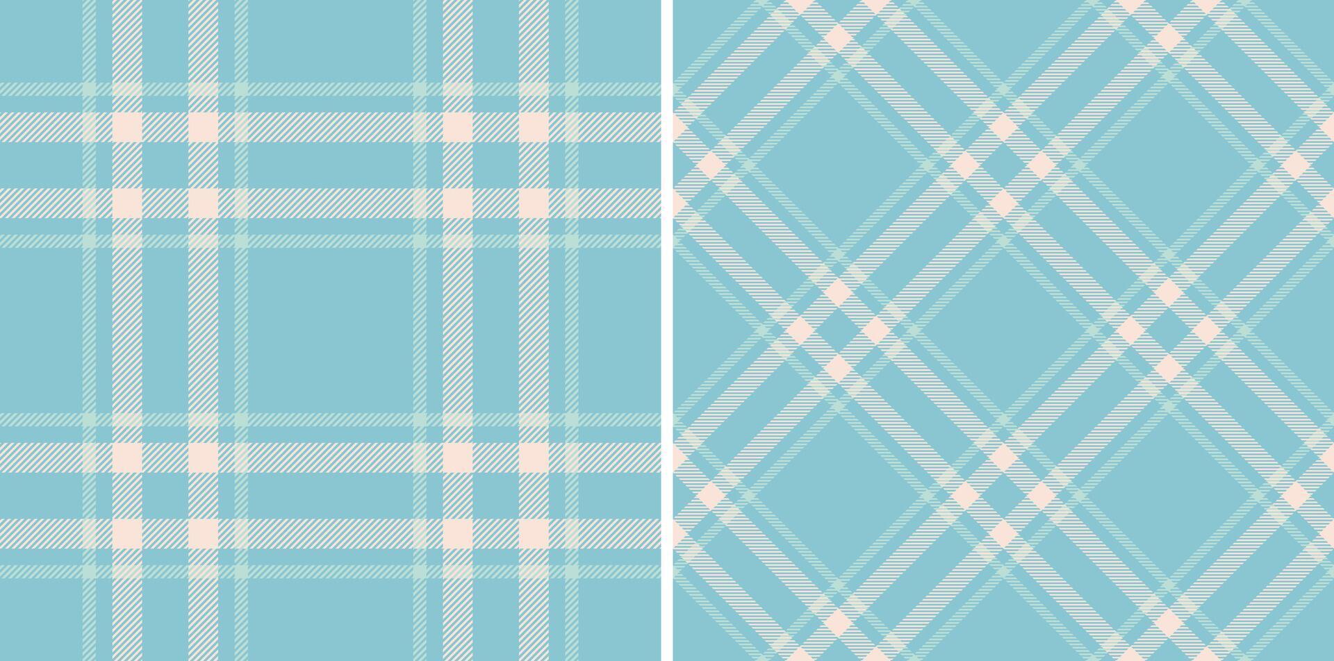 Texture fabric check of tartan background textile with a plaid seamless pattern. Set in popular colors. Stylish wrapping options for gifts. vector