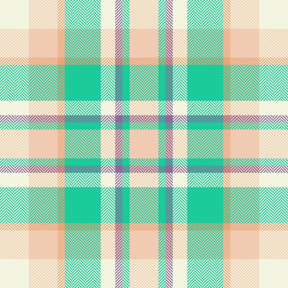 Plaid check pattern. Seamless fabric texture. Tartan textile print. vector