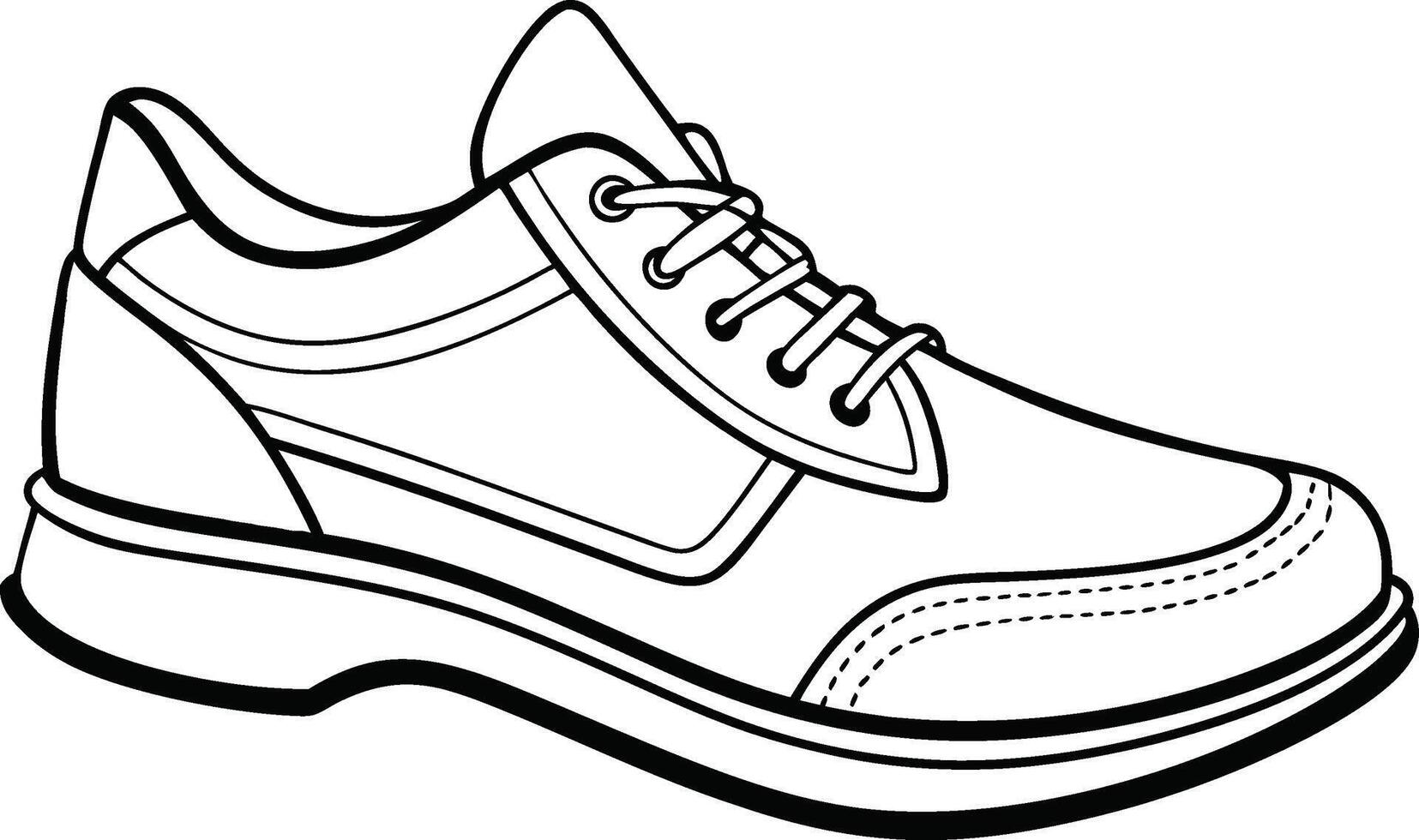 A shoes Silhouette vector