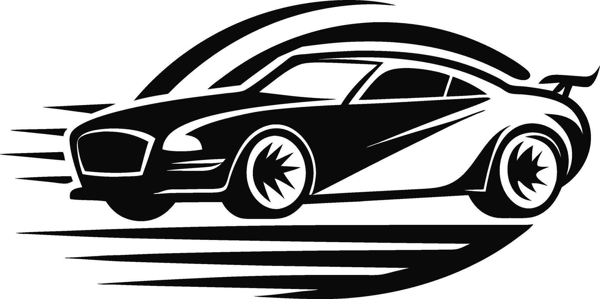 A Silhouette Car vector