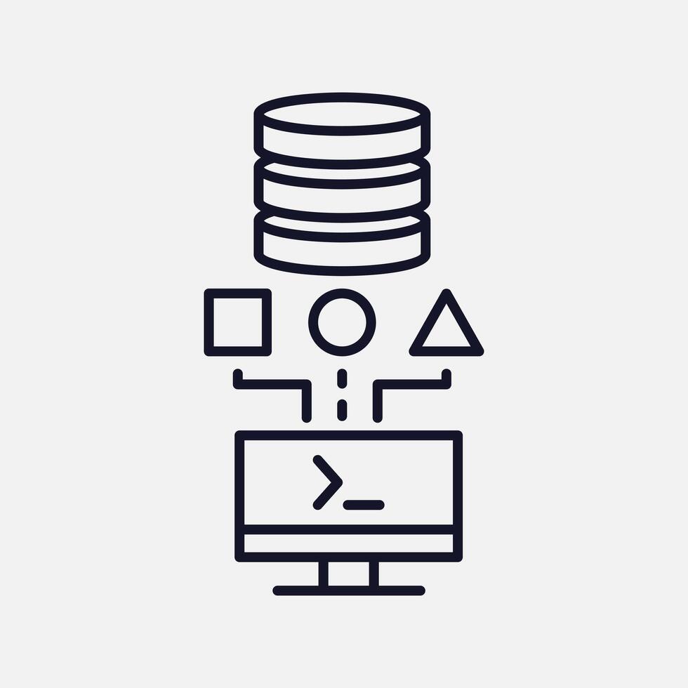 Traffic Variety Big Data Icon for Comprehensive Analytics vector