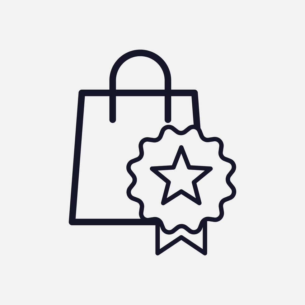 Award Icon for Top Store and Shop Recognition vector