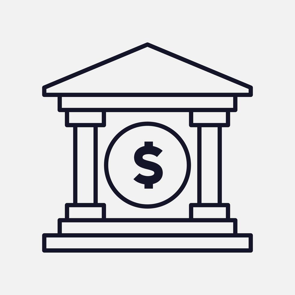 Bank Deposit and Savings Icon vector