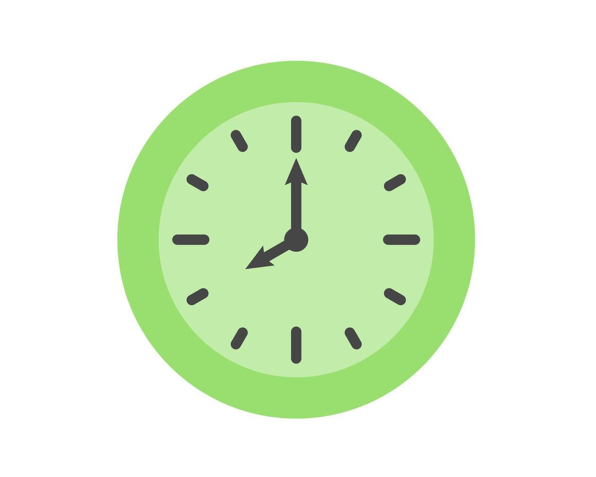 Summer clock icon design with lime. Fruit icons of time. vector