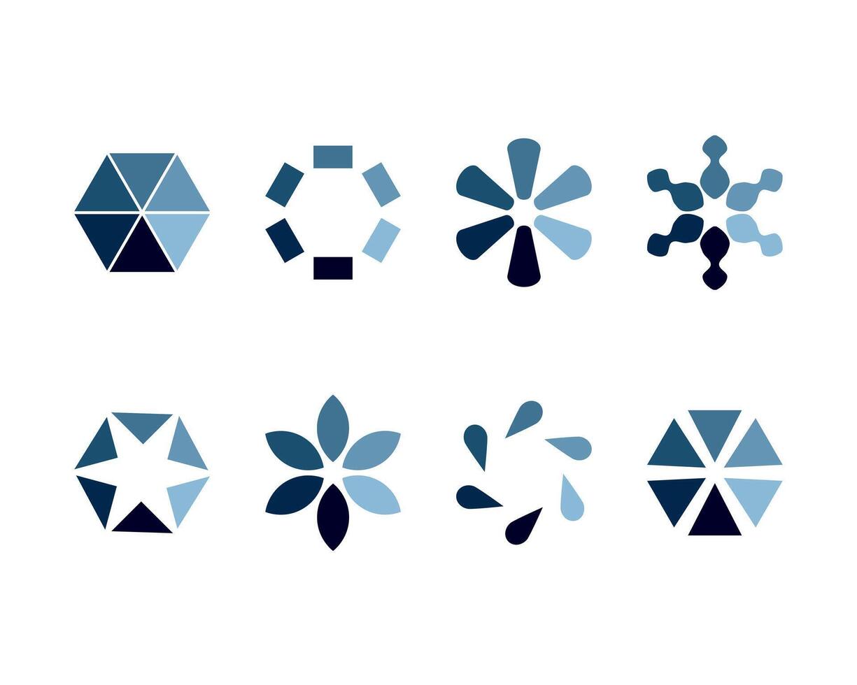 Collection Loading bar status icon. illustration. Set of loaded icons. Download progress. Donload or Upload. vector