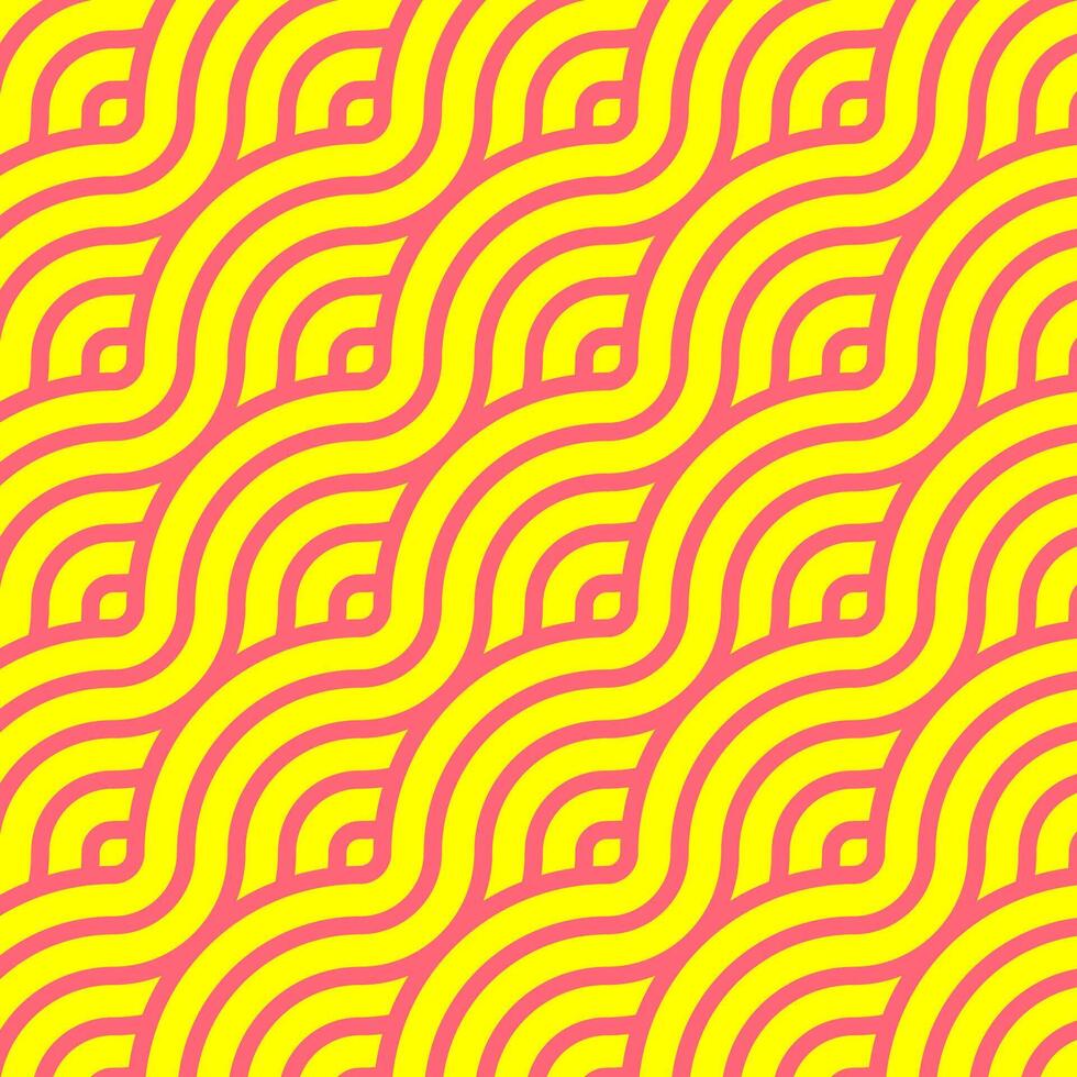 geometric yellow circle pattern Stylish of abstract background, Modern ornament texture. Repeat element design vector