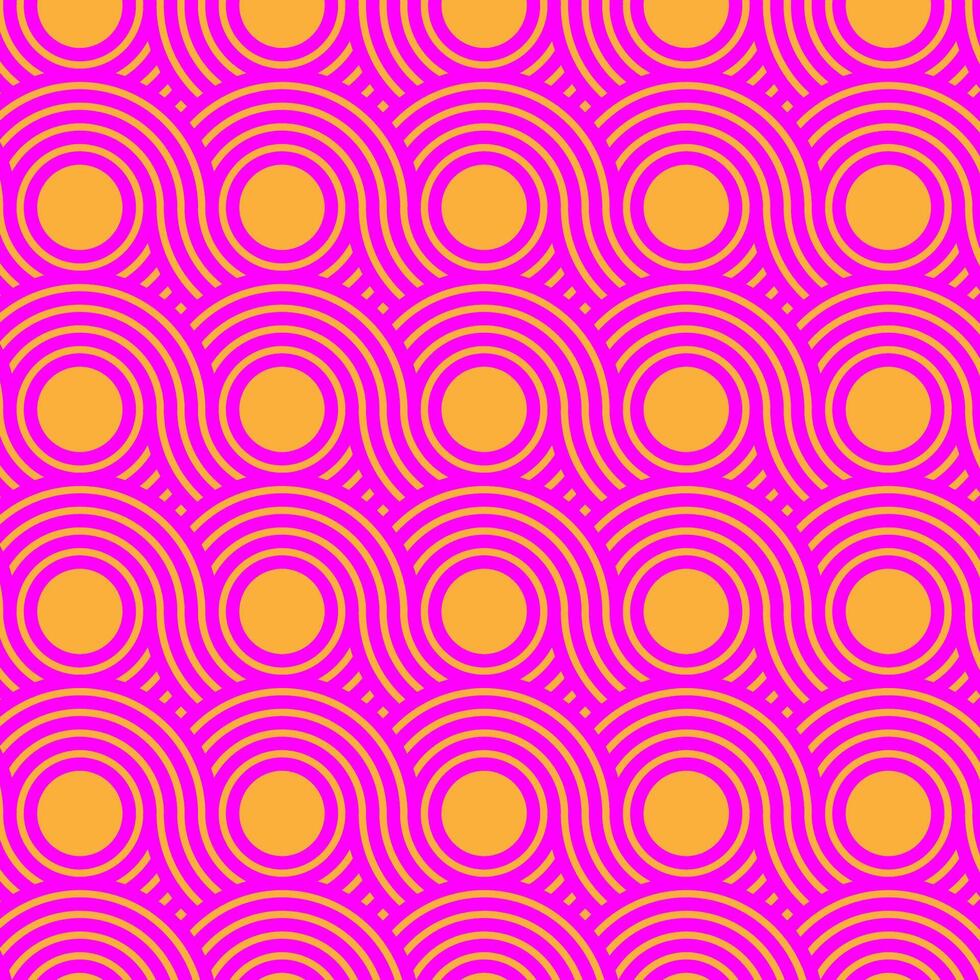 circle pink line geometric pattern abstract background, Modern line ornament textures. Repeat geometric design vector