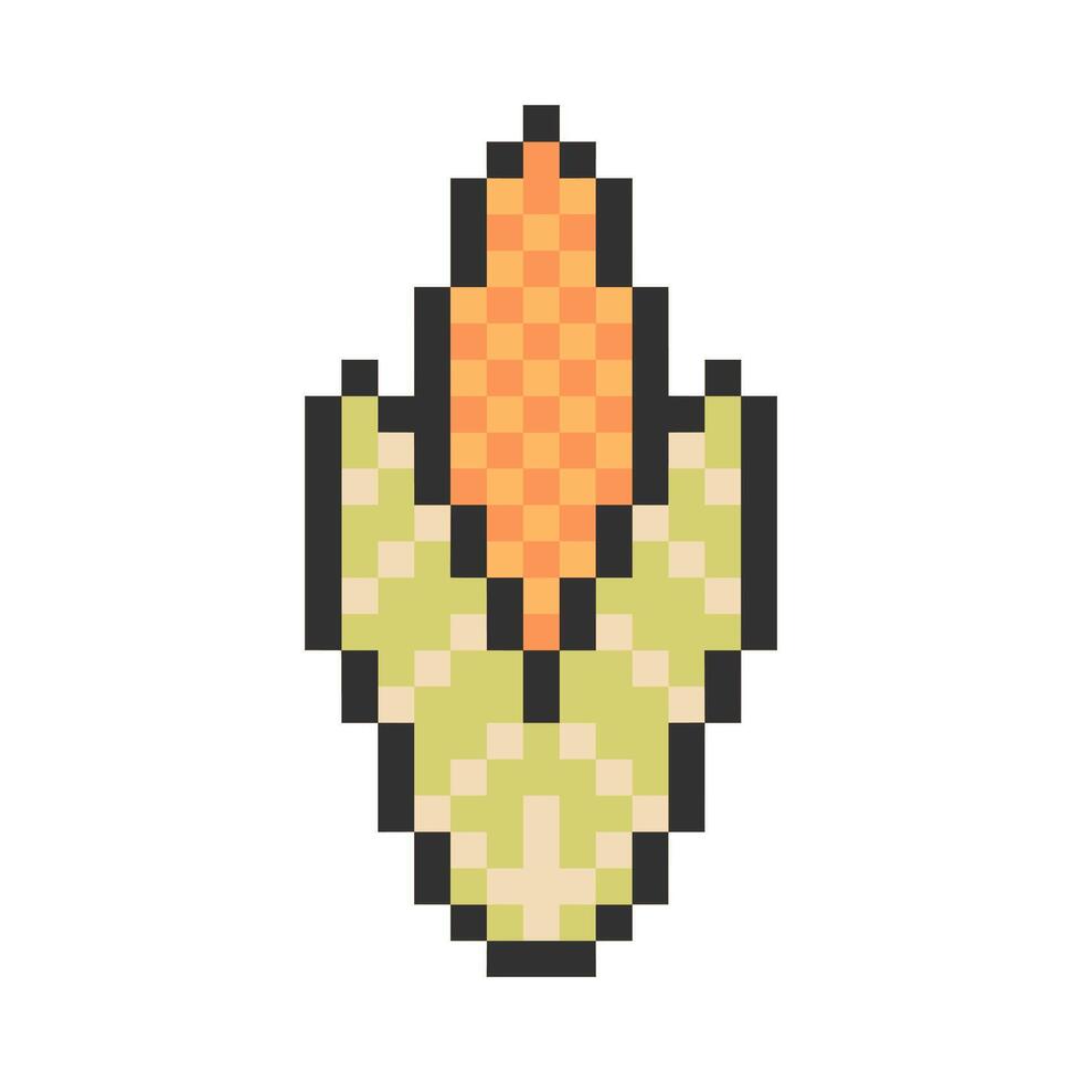 corn pixel art for your needs vector