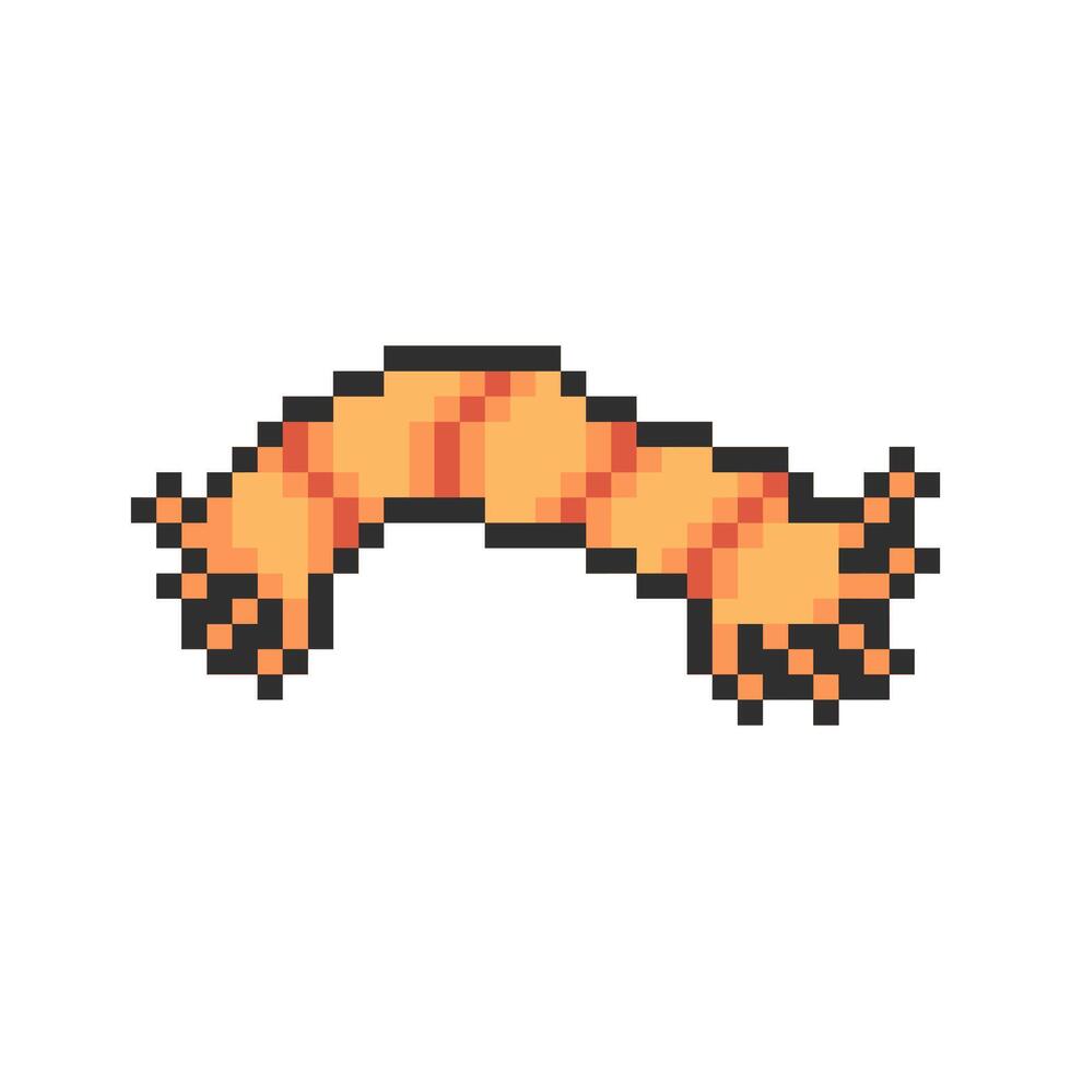 autumn shawl pixel art for your needs vector