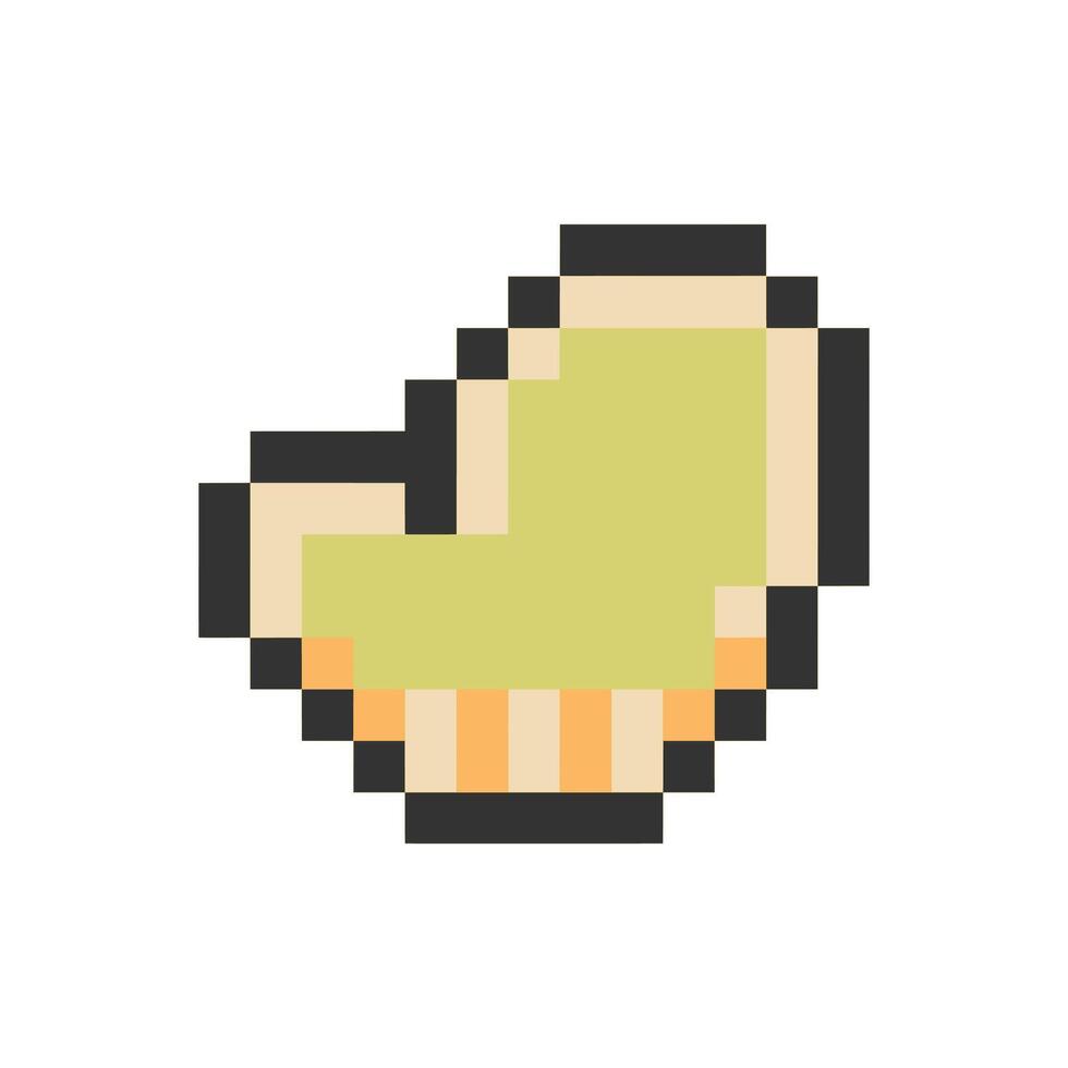 glove pixel art for your needs vector
