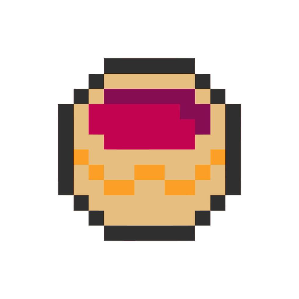 red sweet drink pixel art for your needs vector