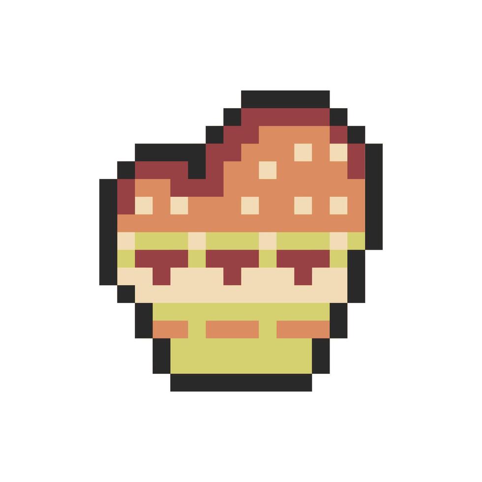 glove pixel art for your needs vector