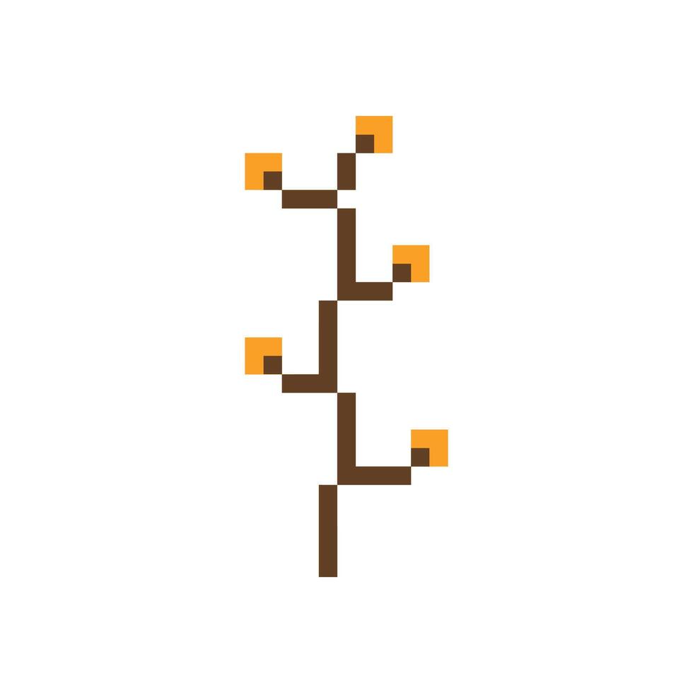 twig pixel art for your needs vector