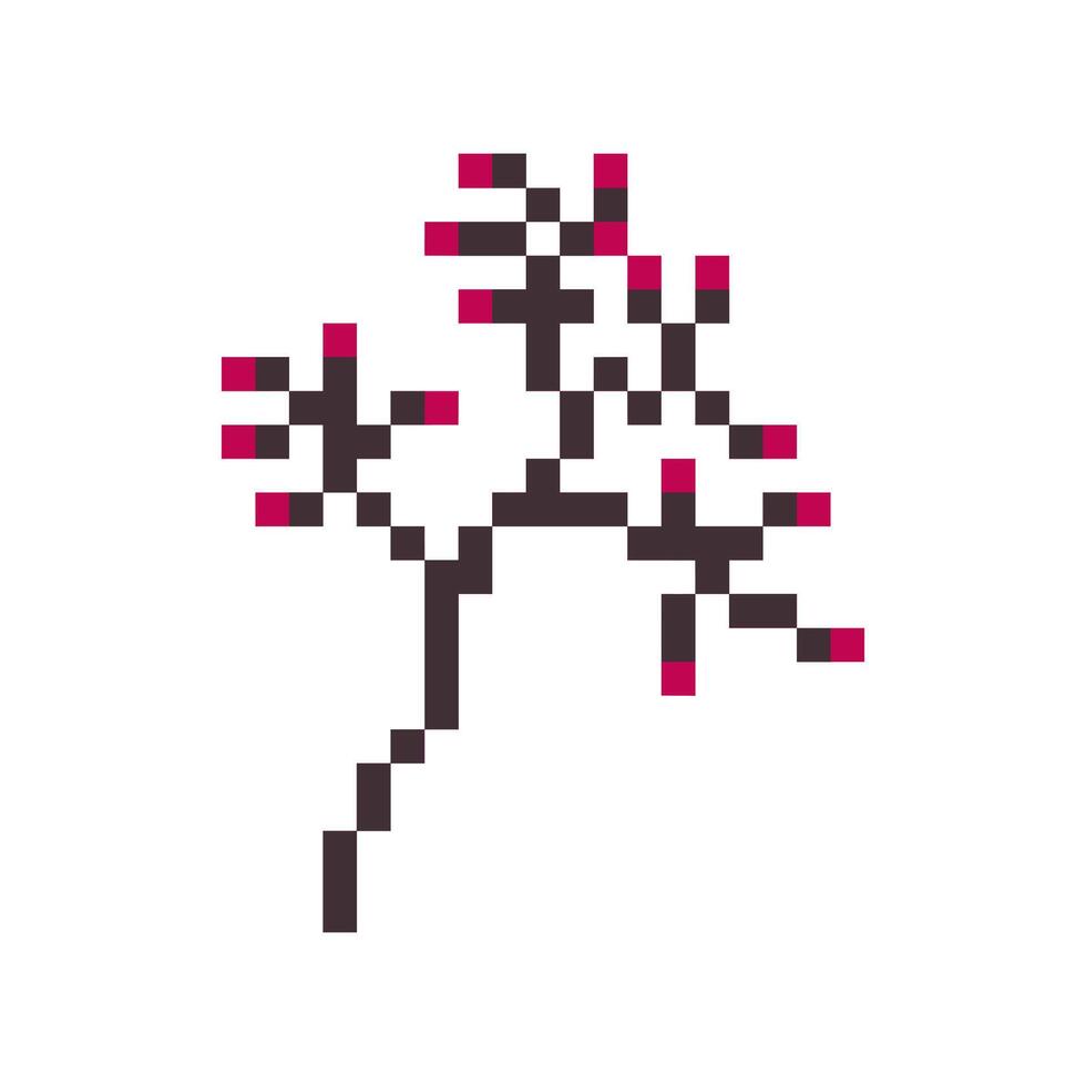 twig pixel art for your needs vector