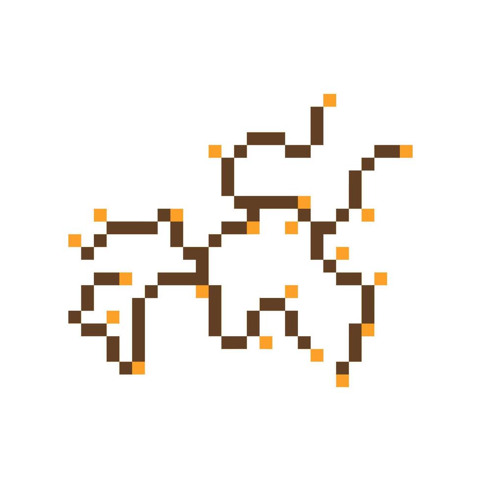 twig pixel art for your needs vector