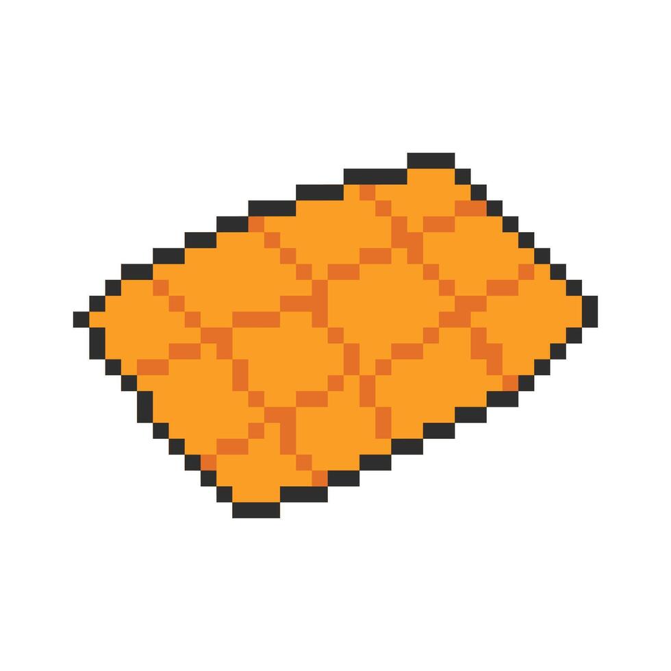 blanket pixel art for your needs vector