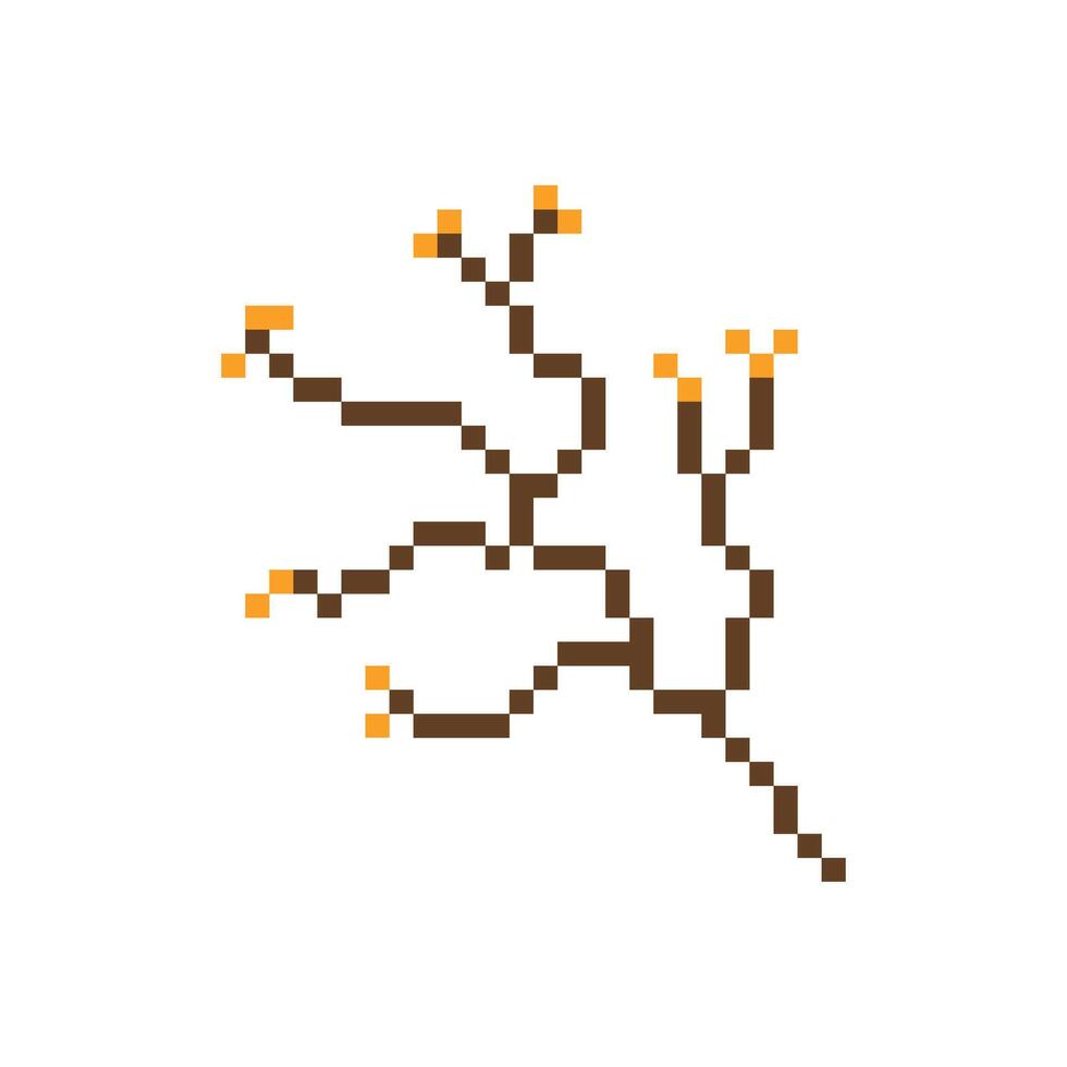 twig pixel art for your needs vector