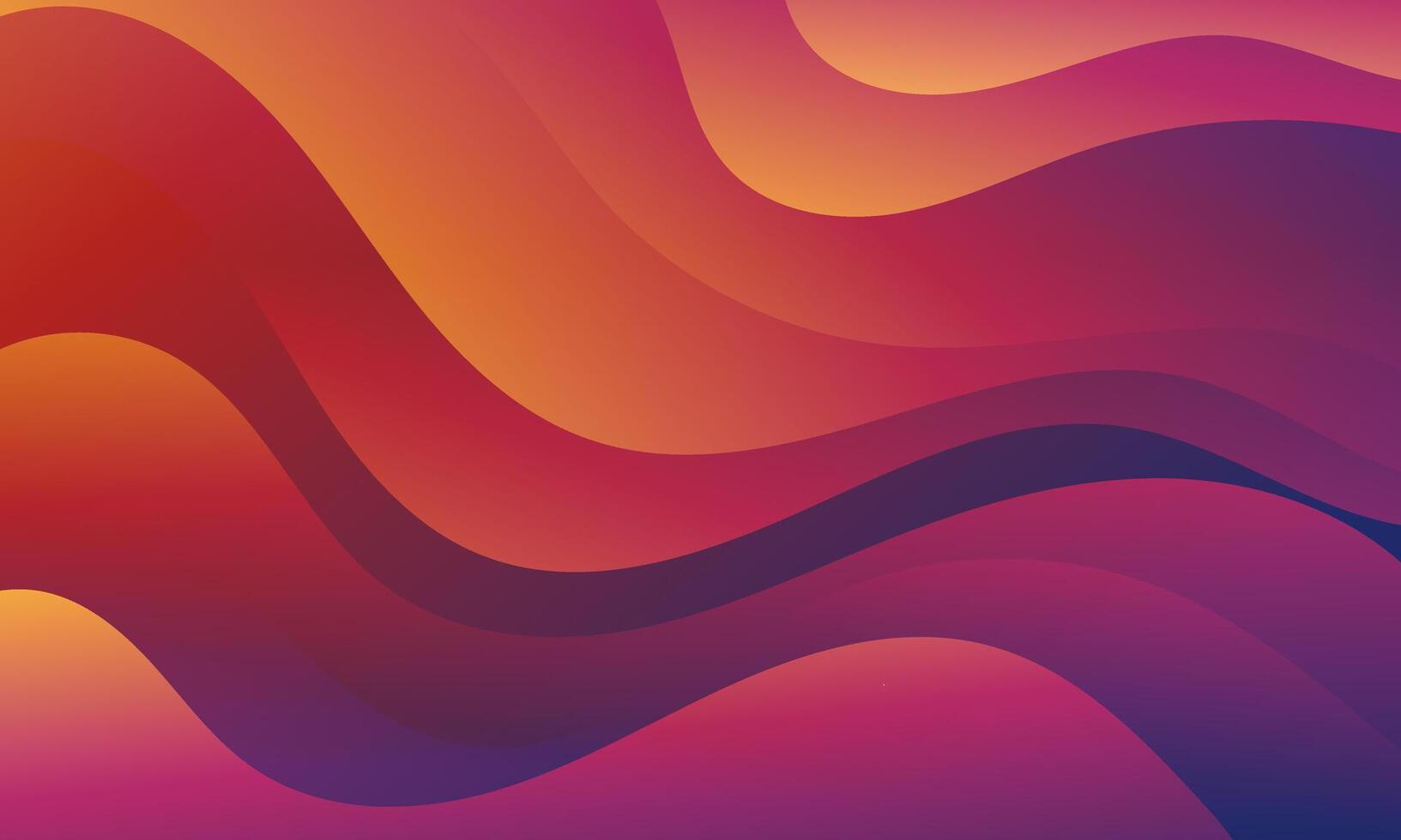 Smooth and elegant gradient wave backgrounds perfect for enhancing social media, advertising, and presentations vector