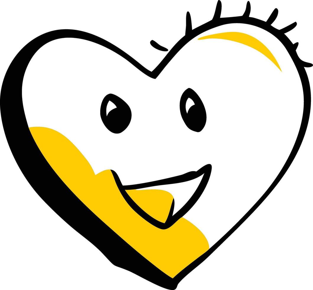 Artwork of Doodles heart vector