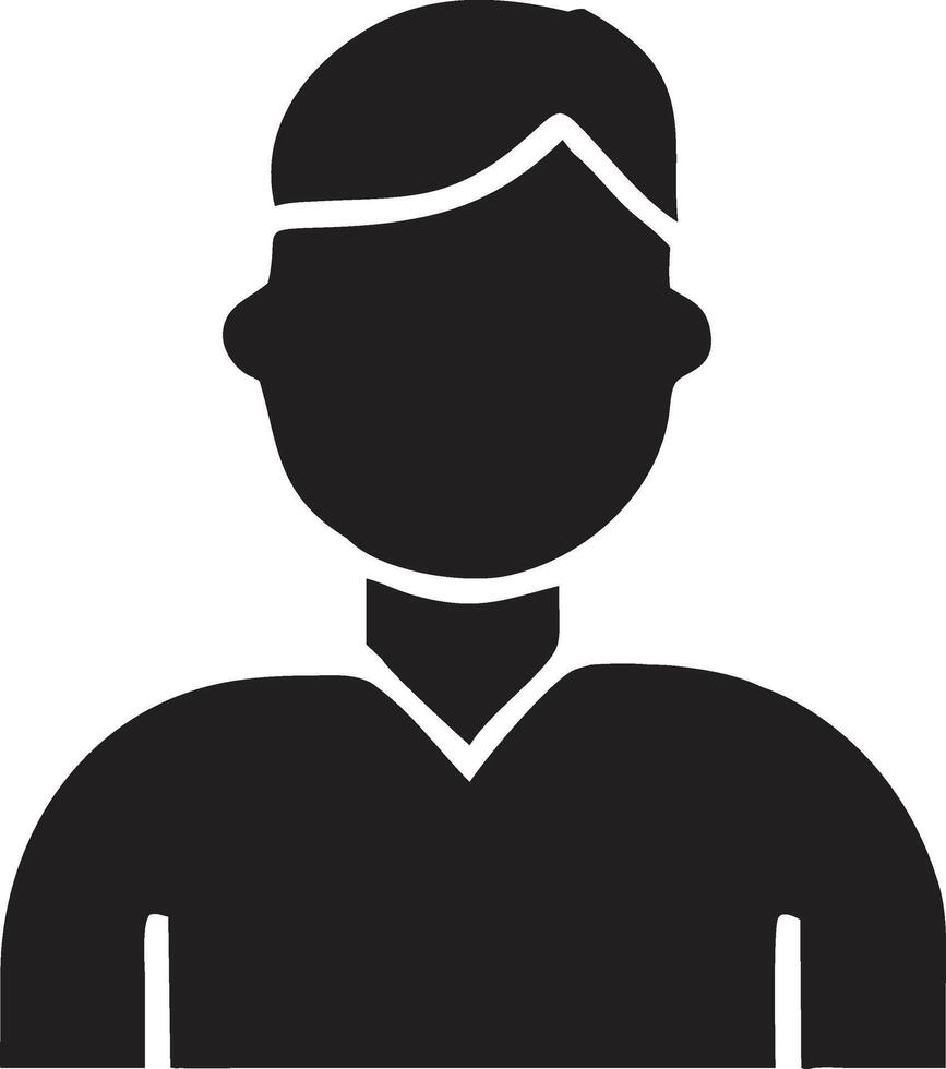 Black and white Student icon design vector