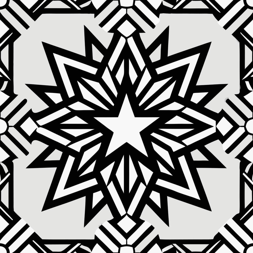Artwork of star pattern vector
