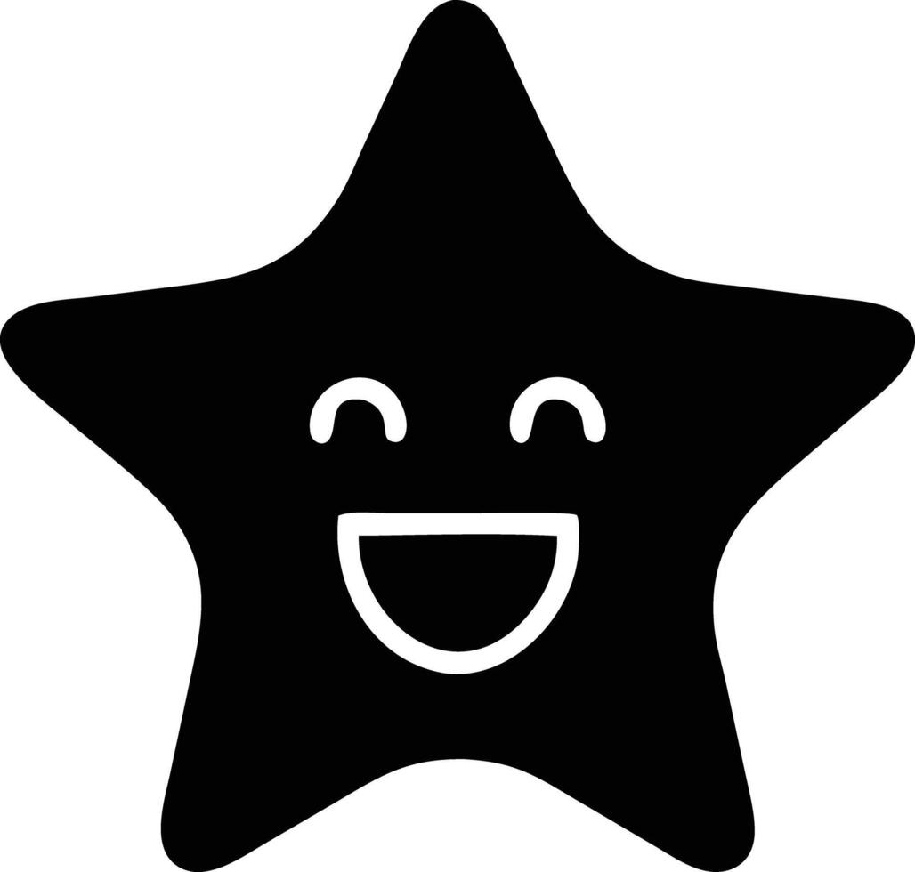 Silhouette Artwork of star vector
