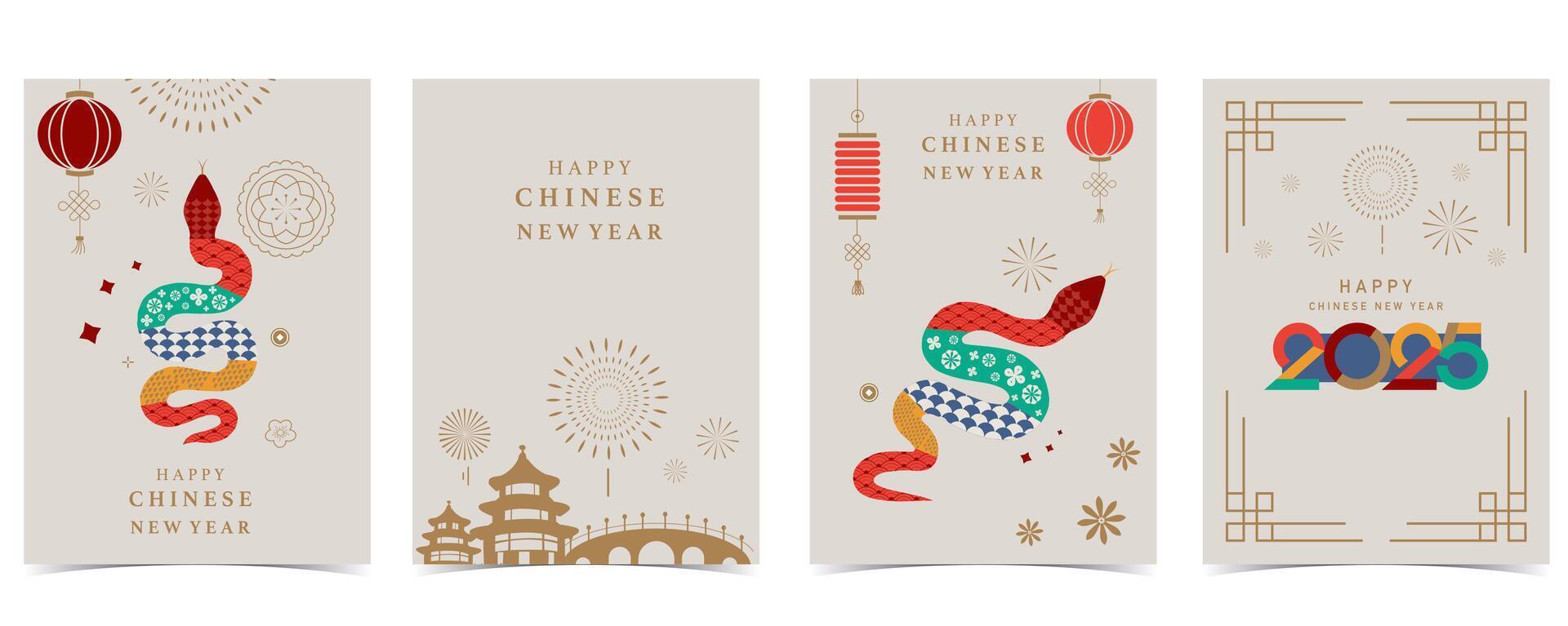 Happy Chinese New Year background vector