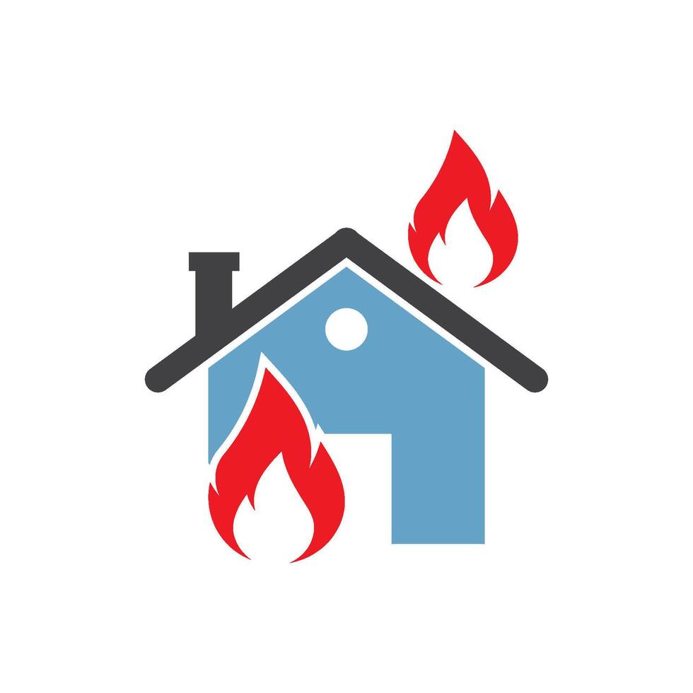 Firefighter icon flat design vector