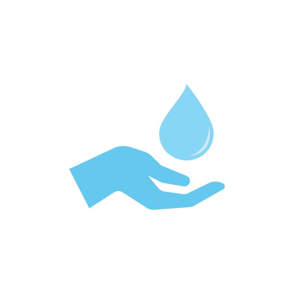 Water drop, save water vector