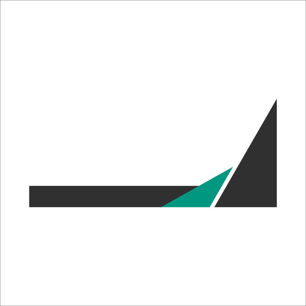 Modern abstract geometric corner element vector