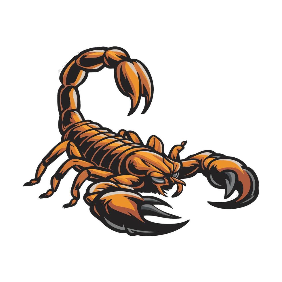 scorpion design logo icon illustration vector