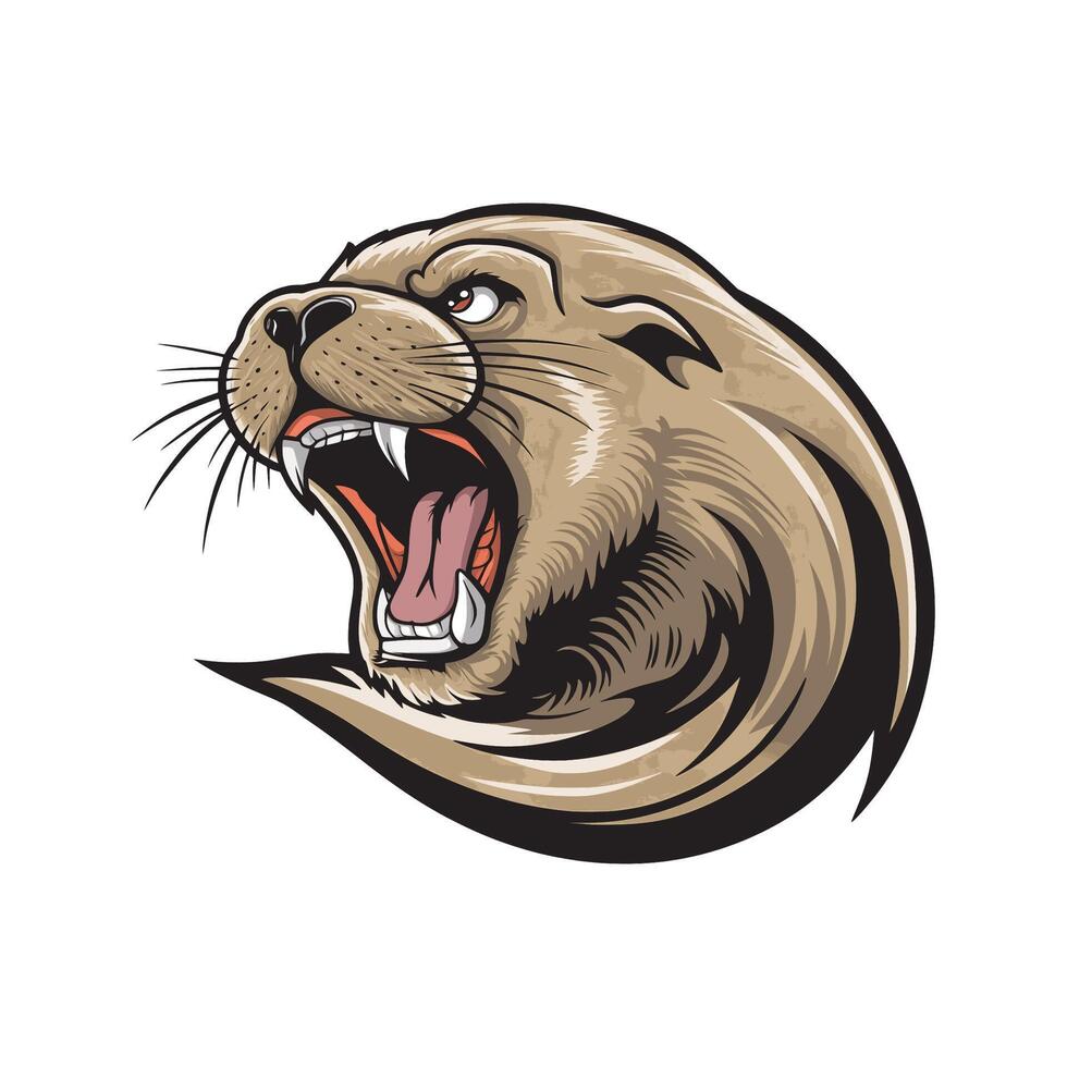 seals character design illustration logo vector