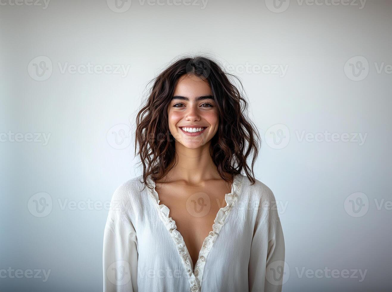 Cheerful young woman photo