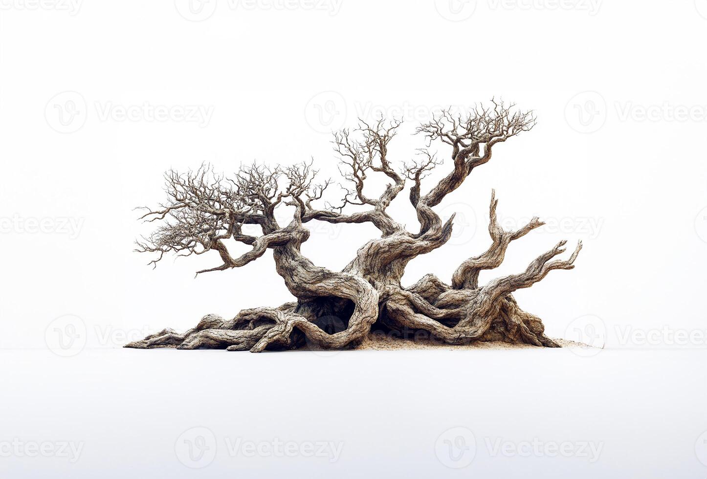 Isolated bare tree photo