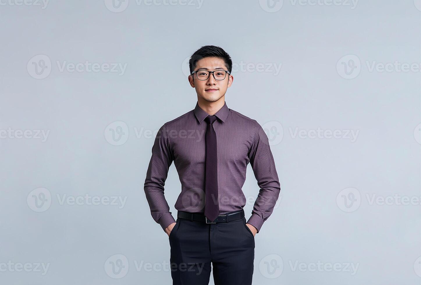 Asian professional in tie photo