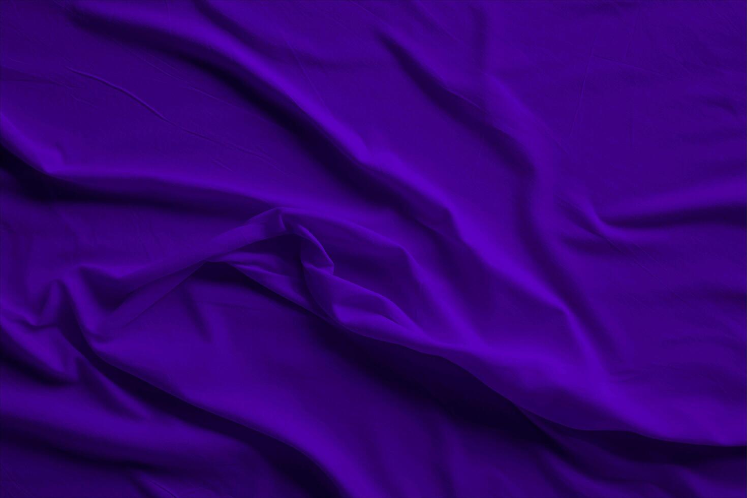 Magenta silk fabric with folds and folds photo