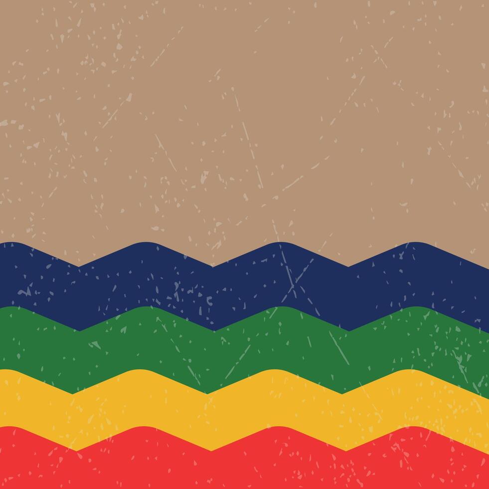 Zigzag retro background vector