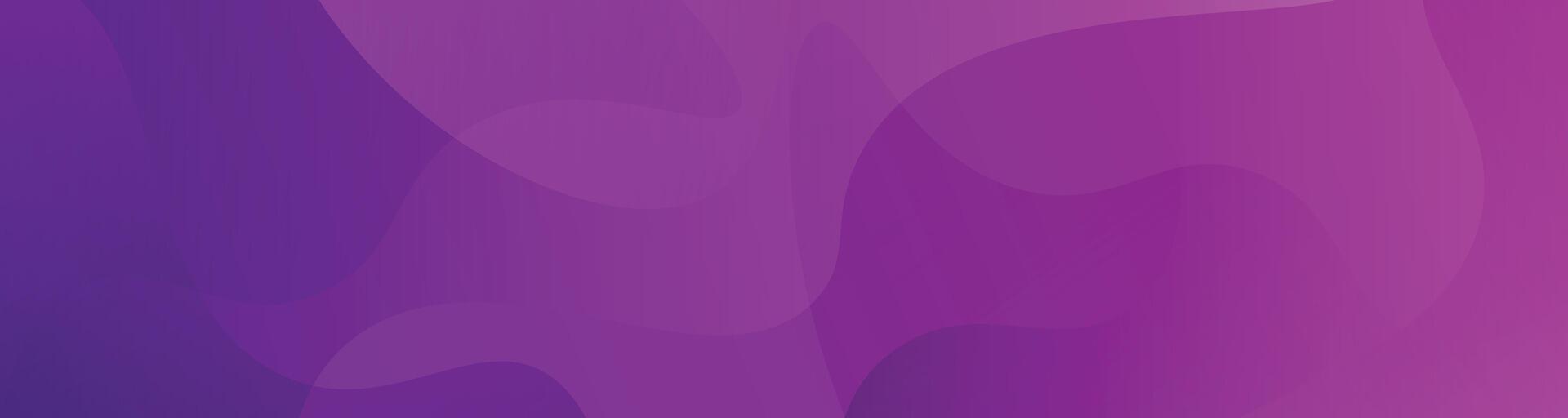 Purple abstract background with smooth wavy shapes, Greadient minimal background with dynamic shapes vector