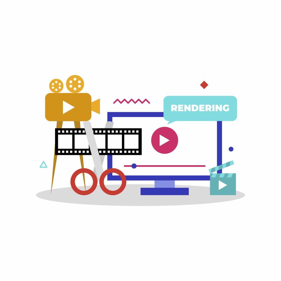 editing illustration design vector