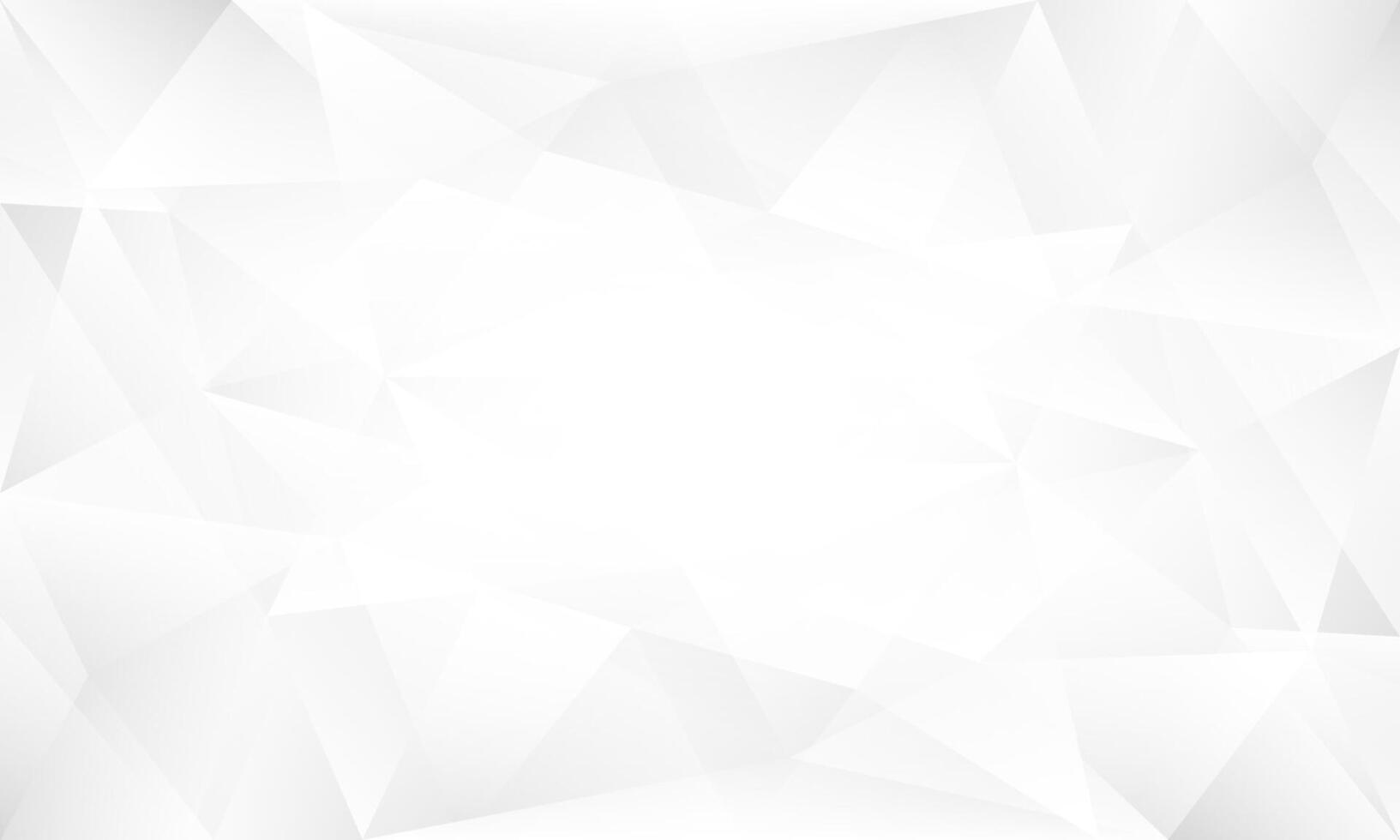 3d glowing white polygon pattern abstract background vector