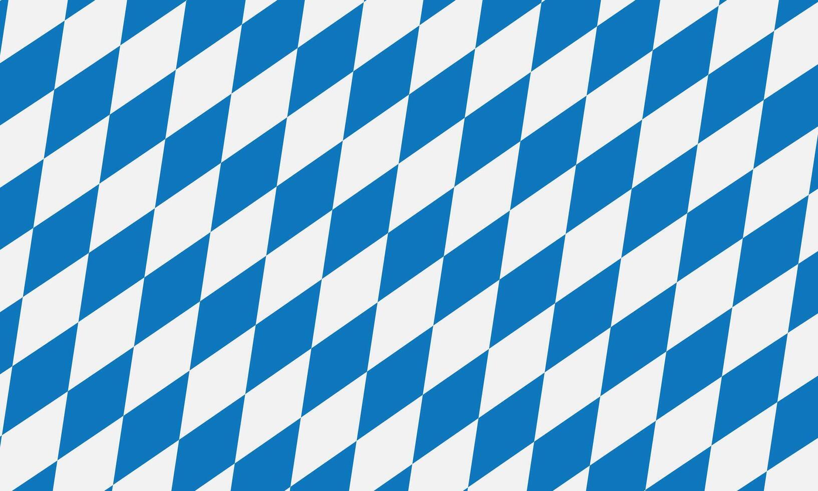 Traditional Oktoberfest print ornament. Rhombus blue and white background. Bavarian flag. background vector
