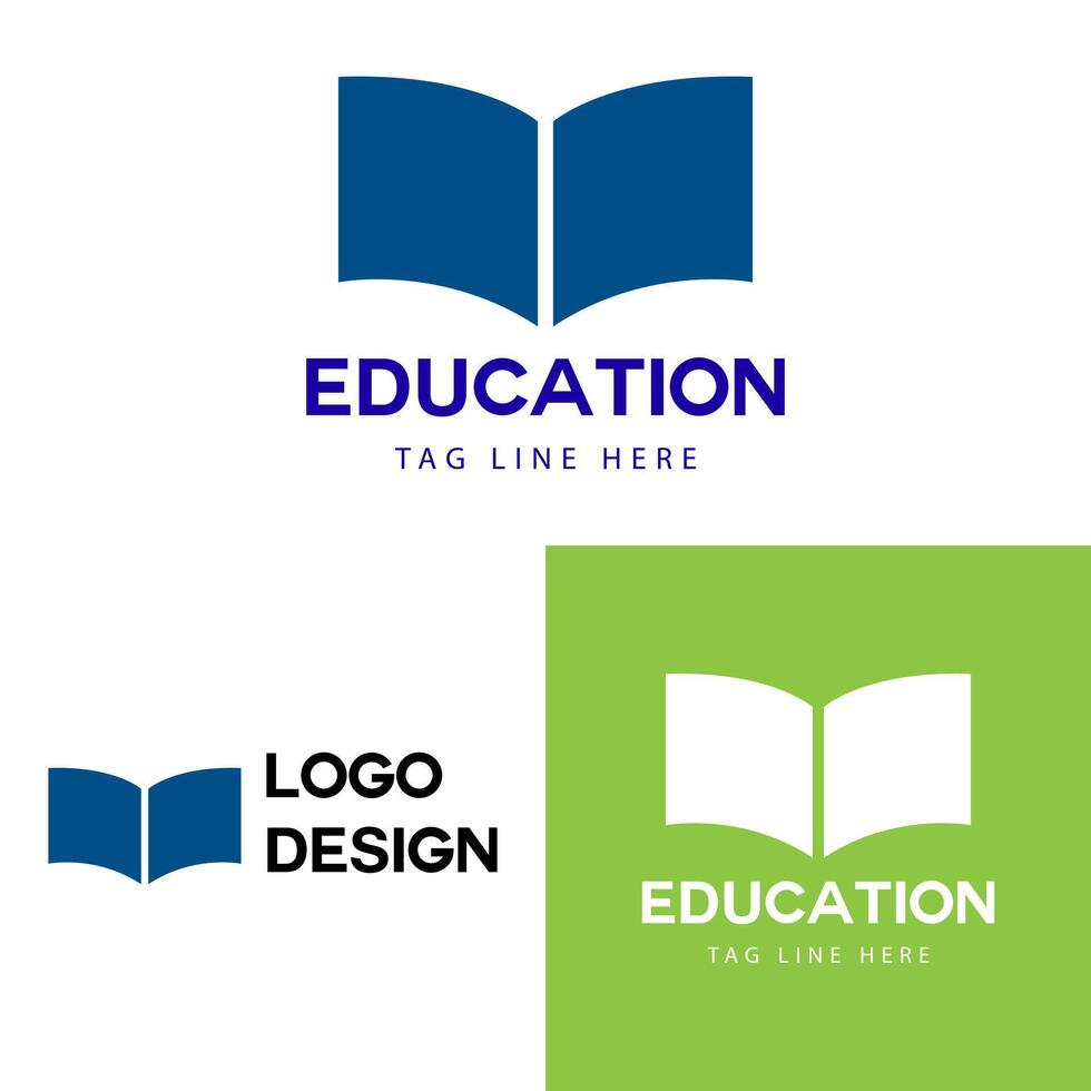 education logo icon design vector