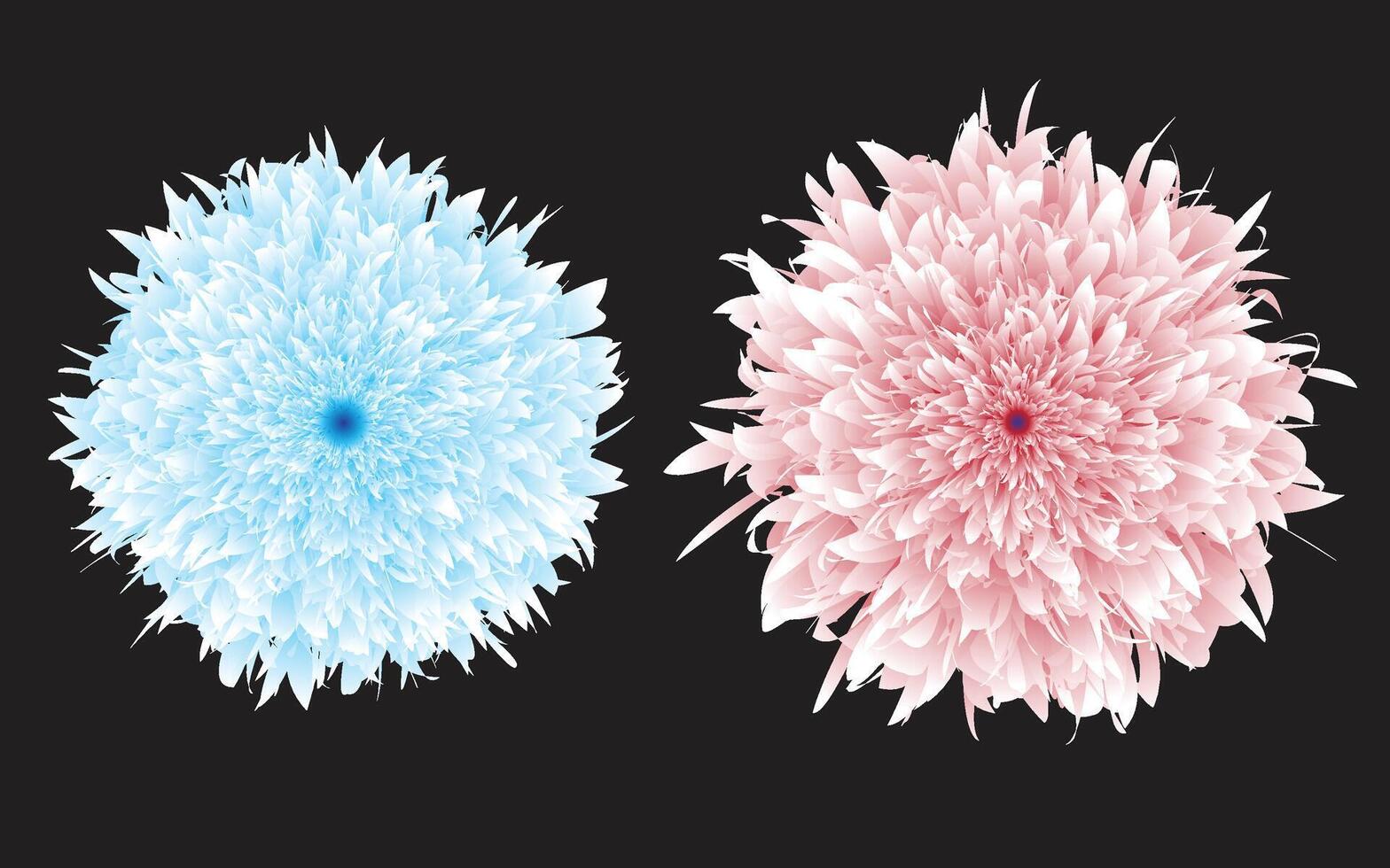 beautiful flower design vector