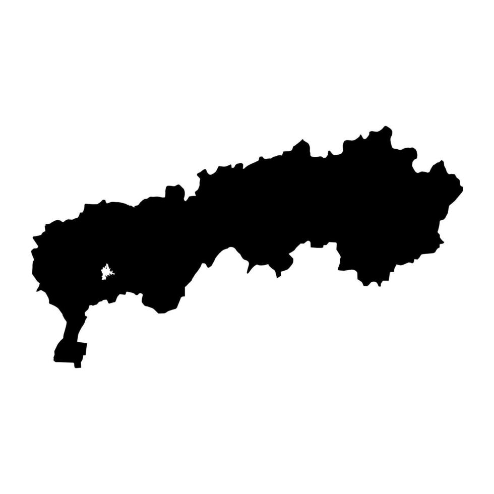 Districts under Central Government Jurisdiction map, administrative division of Tajikistan. vector