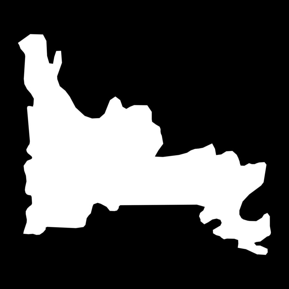 Ogun state map, administrative division of the country of Nigeria. illustration. vector